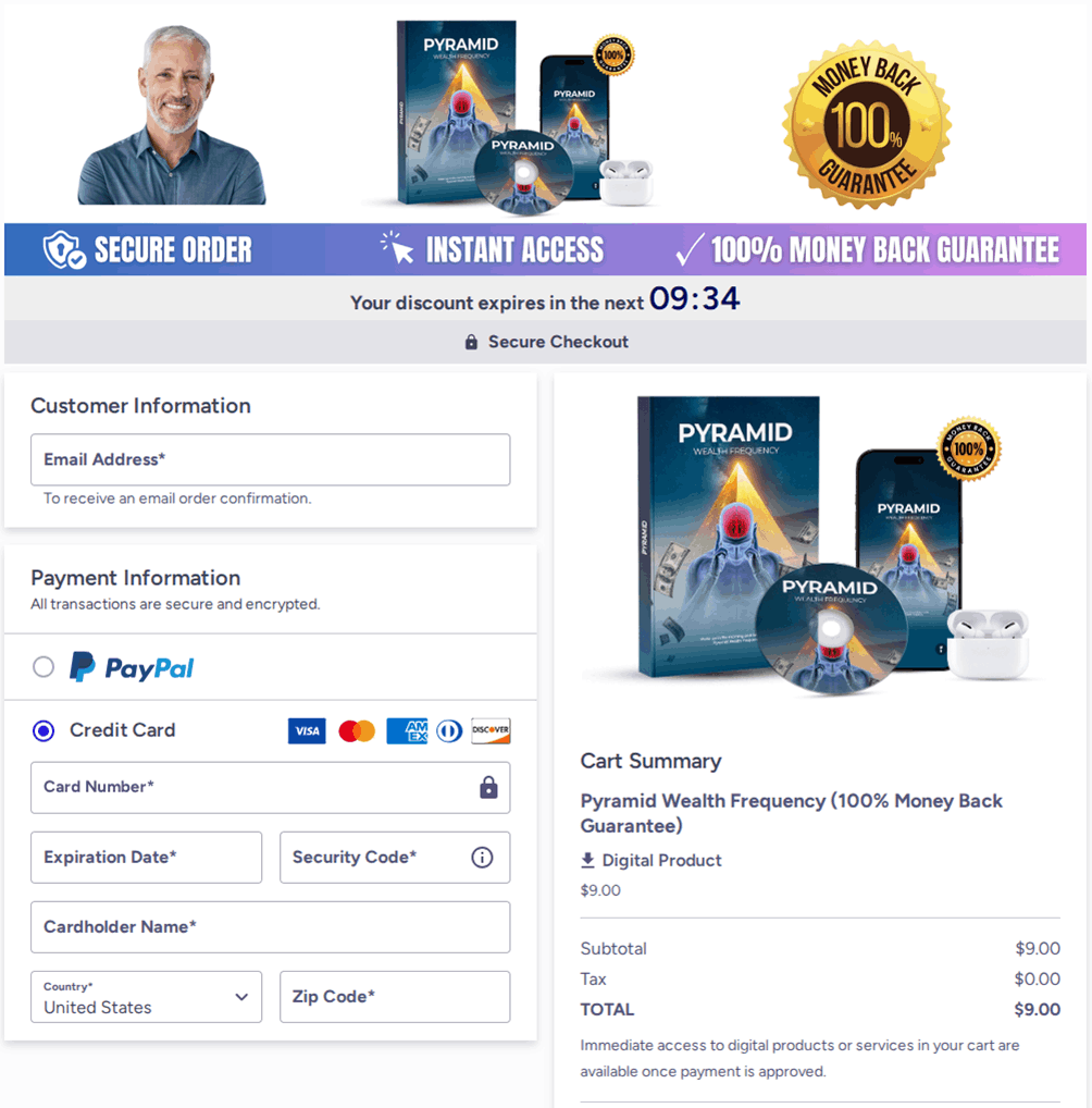 Pyramid Wealth Frequency Checkout